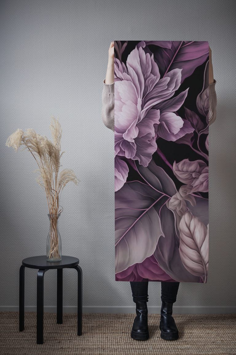 Moody Baroque Large Floral 2 behang roll
