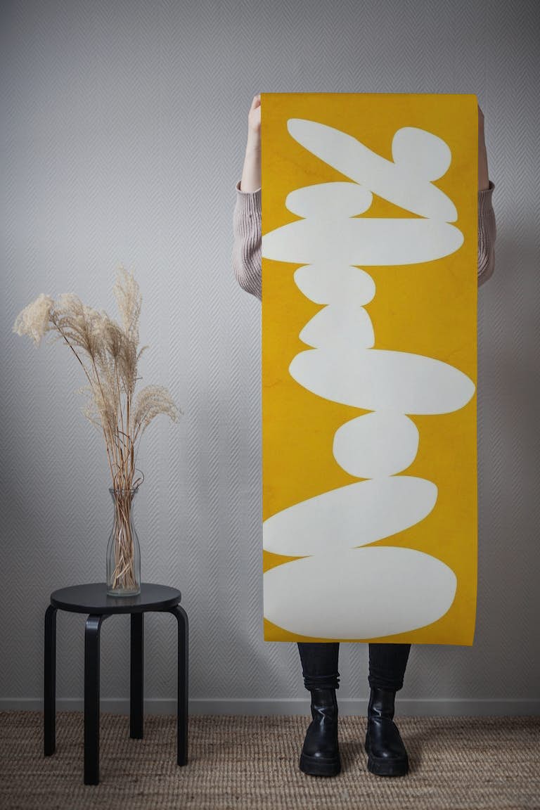 Yellow Balance tapetit roll