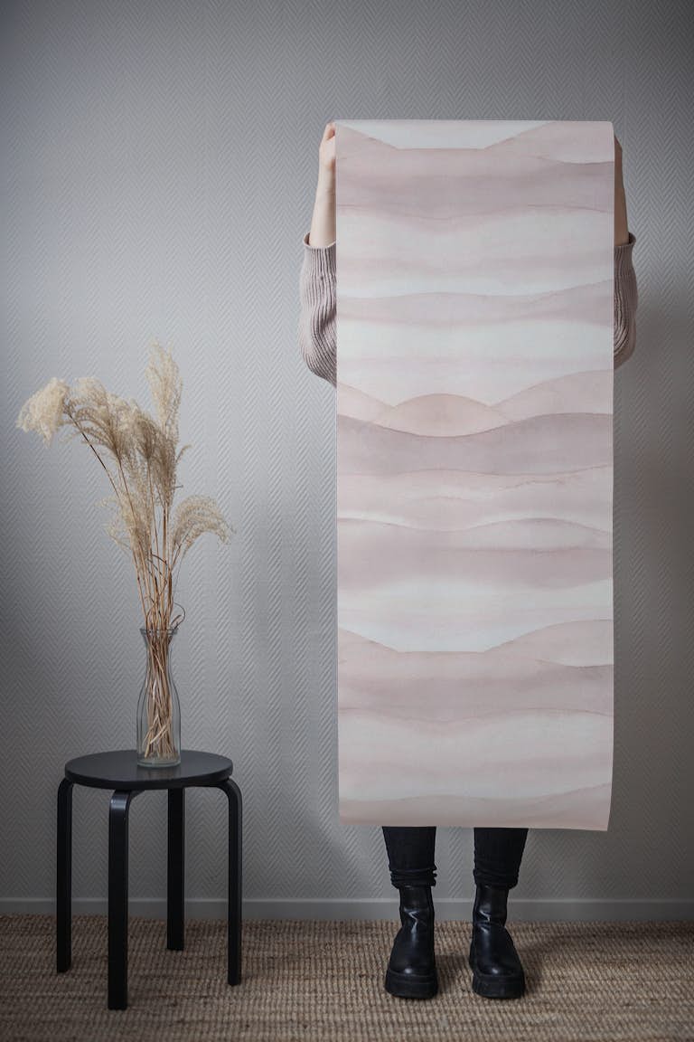 Abstract ombre beige papel de parede roll