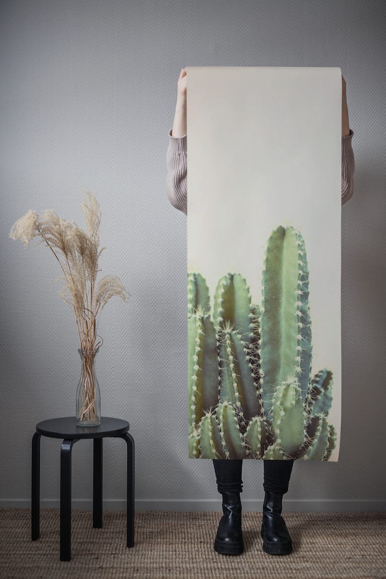 Cacti in Pink behang roll