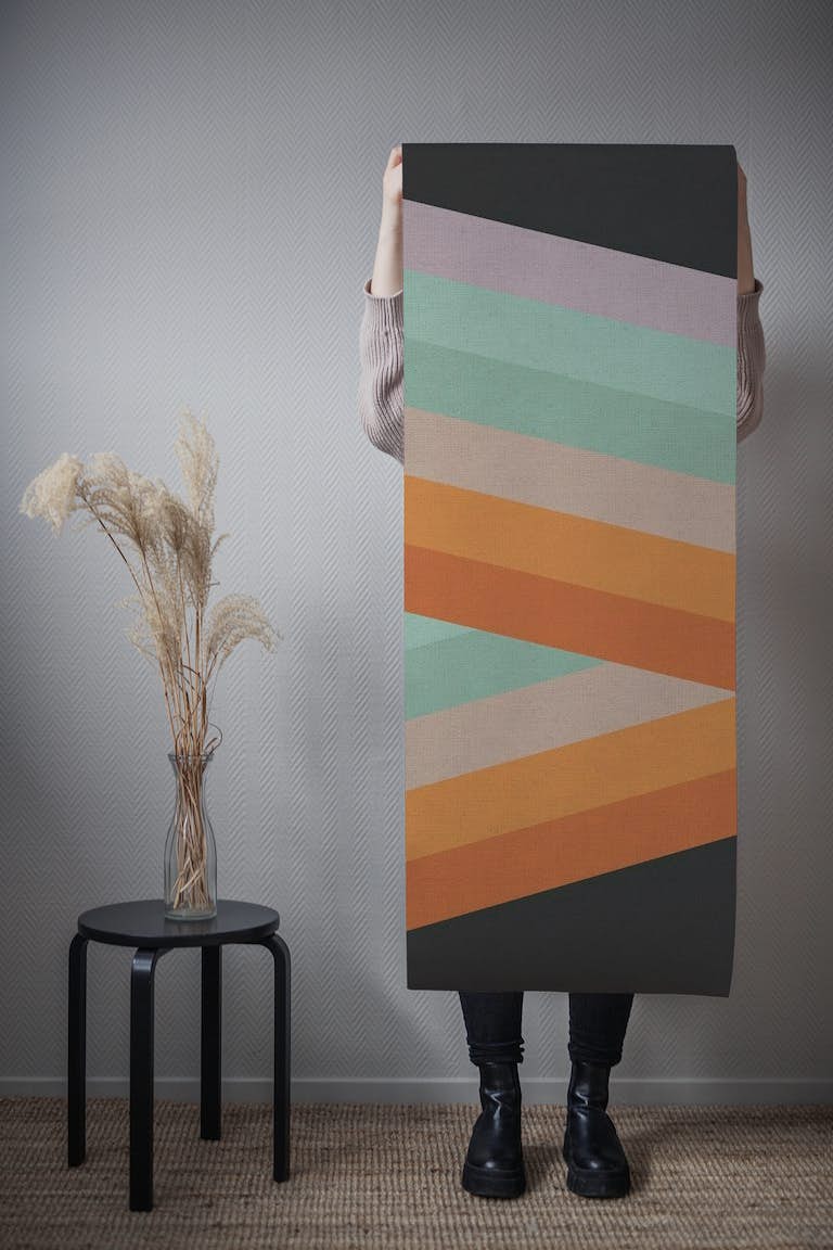 Vintage Abstract Geometry behang roll