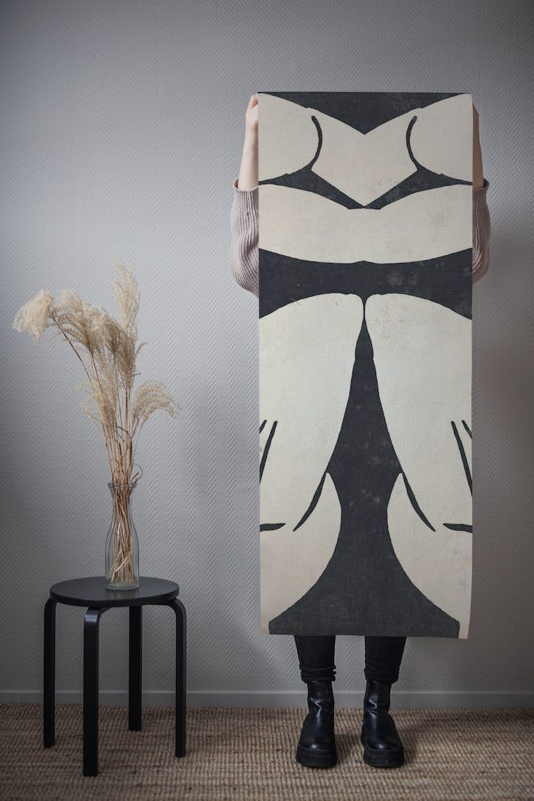Neutral Matisse Sisters Grunge papiers peint roll
