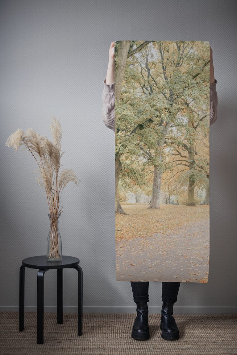 Footsteps of Fall papel pintado roll