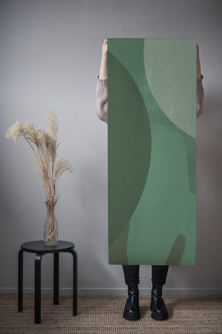 Abstract Forest Geometric tapeta roll