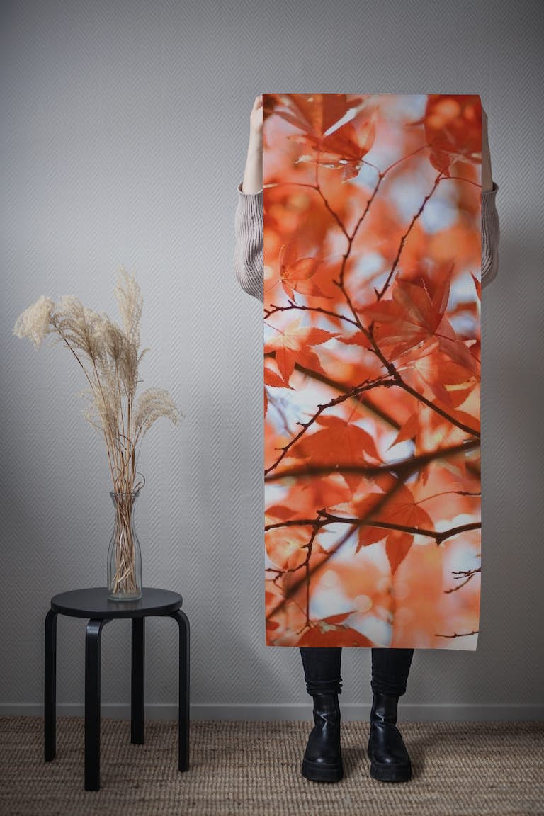 Autumn Vibrant Leaves tapety roll