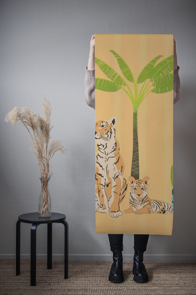 My Urban Jungle Tigers papel pintado roll