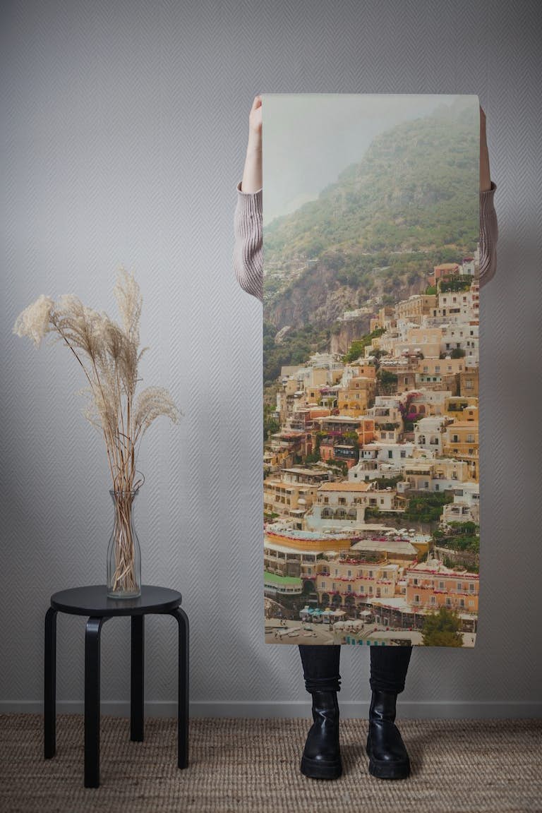 Look up to Amalfi Coast wallpaper roll