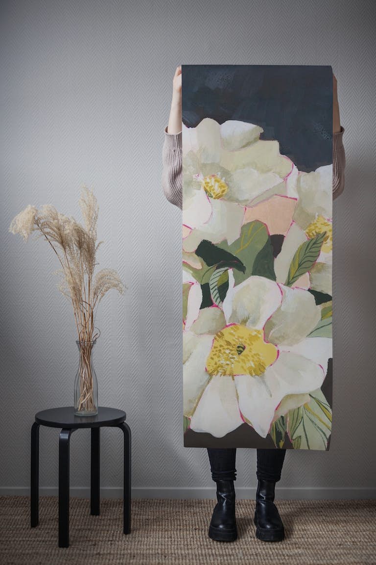 Delicate Fresh Bouquet wallpaper roll