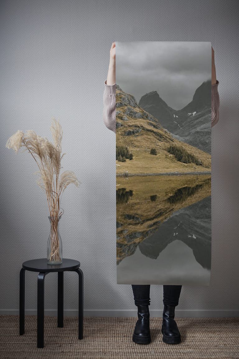 Breathtaking Fjord papiers peint roll
