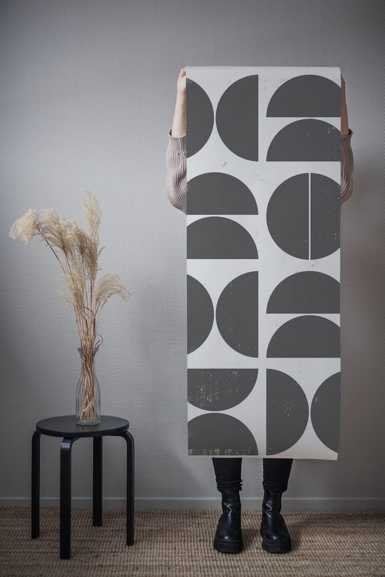 Bauhaus Geo wallpaper roll
