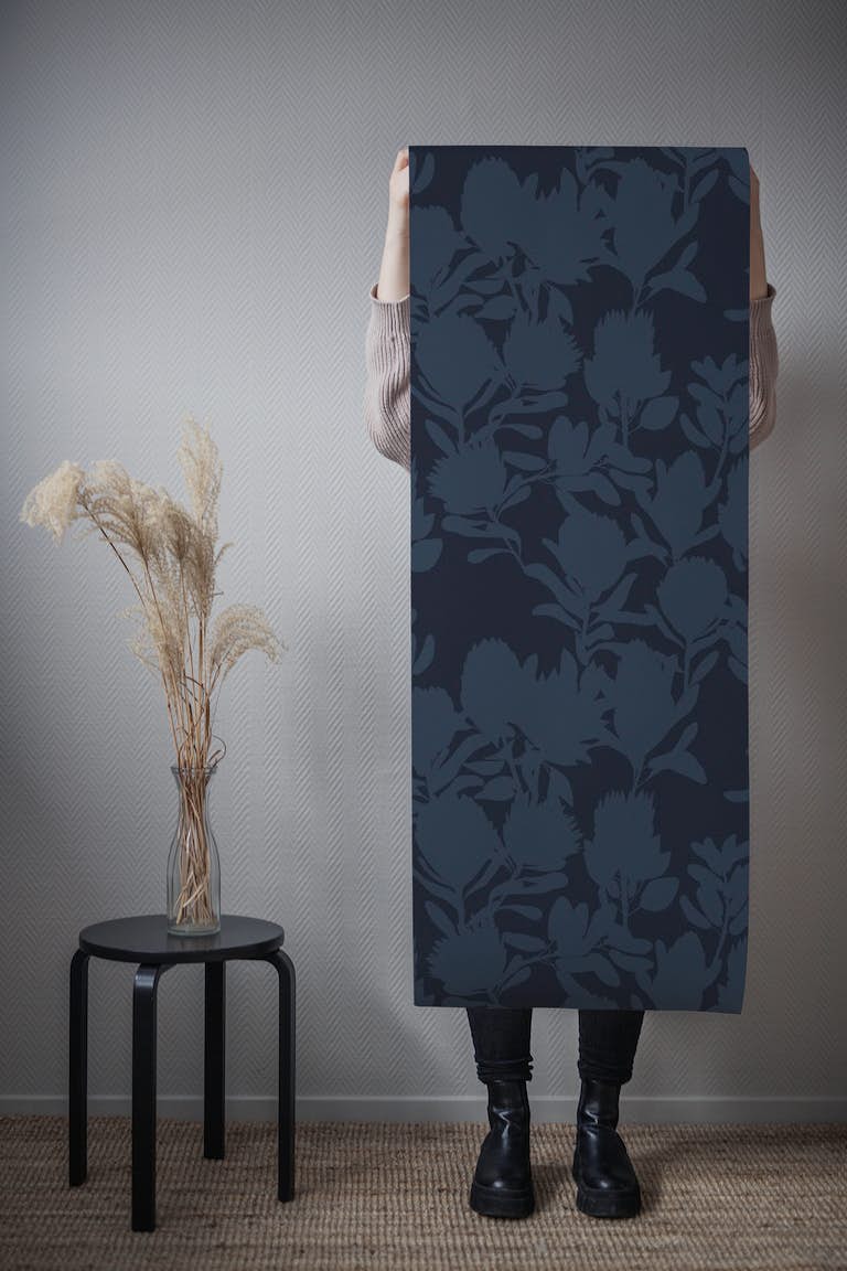 Protea dark behang roll