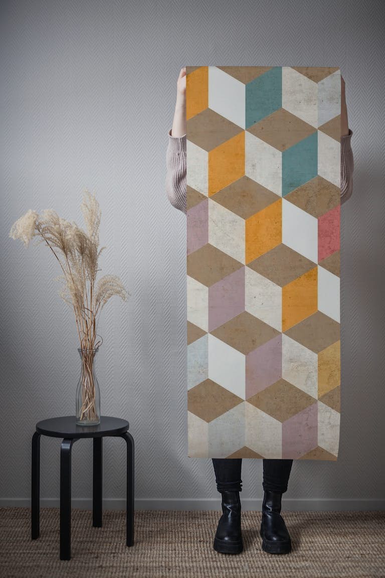Geometric Theme wallpaper roll