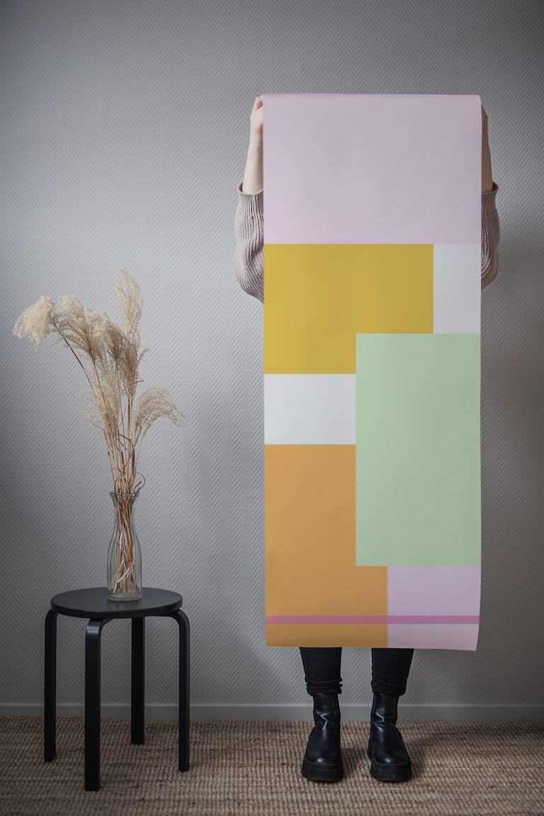 Color Block 4 behang roll
