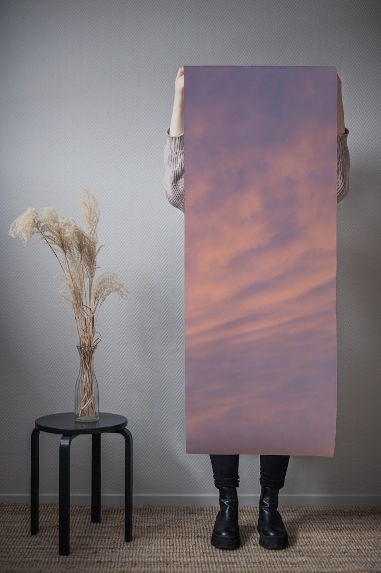 Soft Sunset Skies wallpaper roll