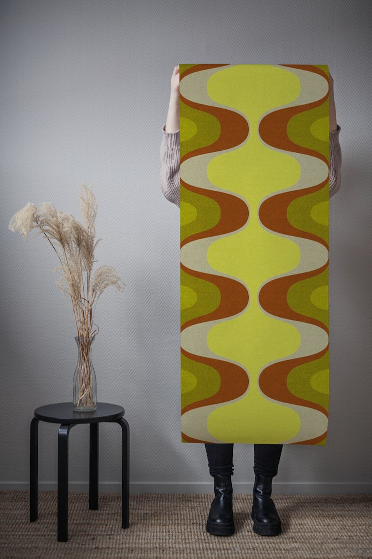 Vintage Wave Chic wallpaper roll