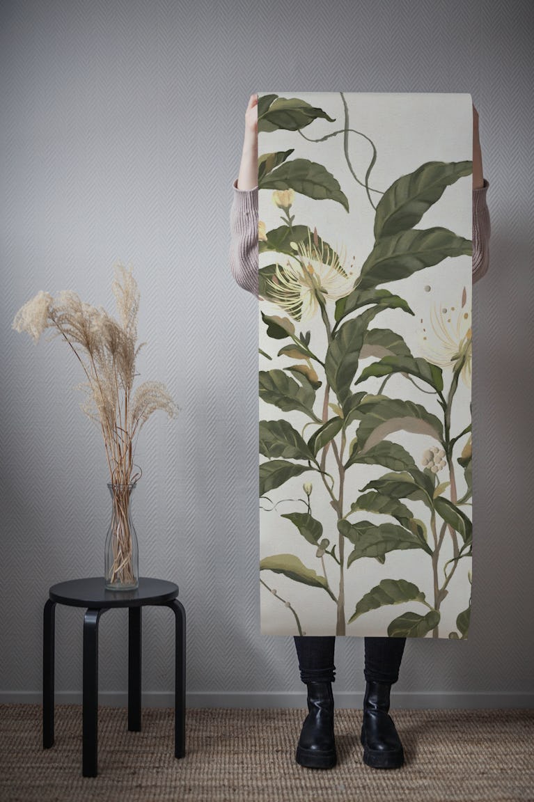 Vintage Botanic View wallpaper roll