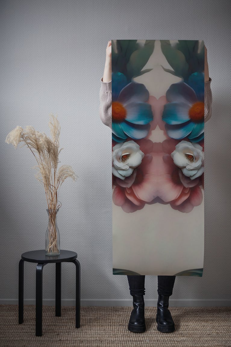 Floral Femme Reflection wallpaper roll