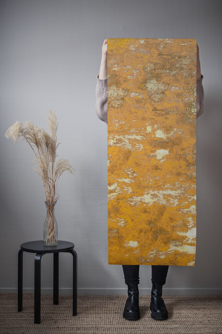 Golden Textured Elegance wallpaper roll