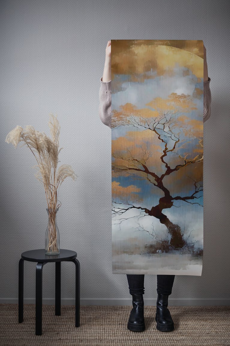 Celestial Tree Nightscape wallpaper roll