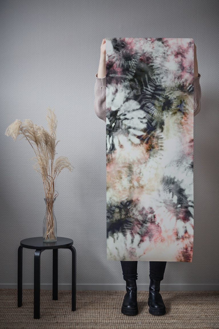 Soft Pastel Shibori wallpaper roll