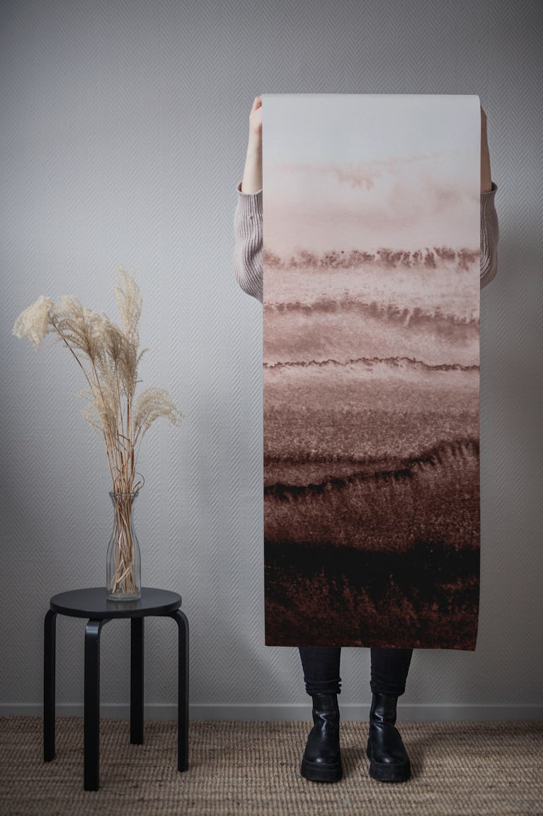 Within The Tides Moccha Mousse Blush wallpaper roll