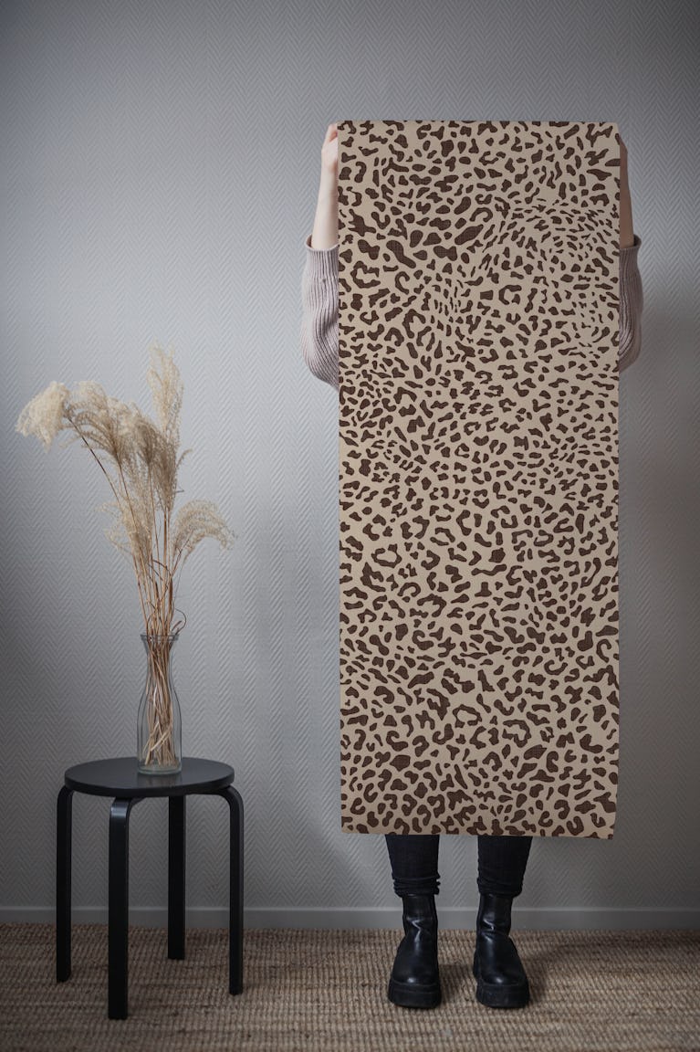Animal Print Leopard Texture WM wallpaper roll