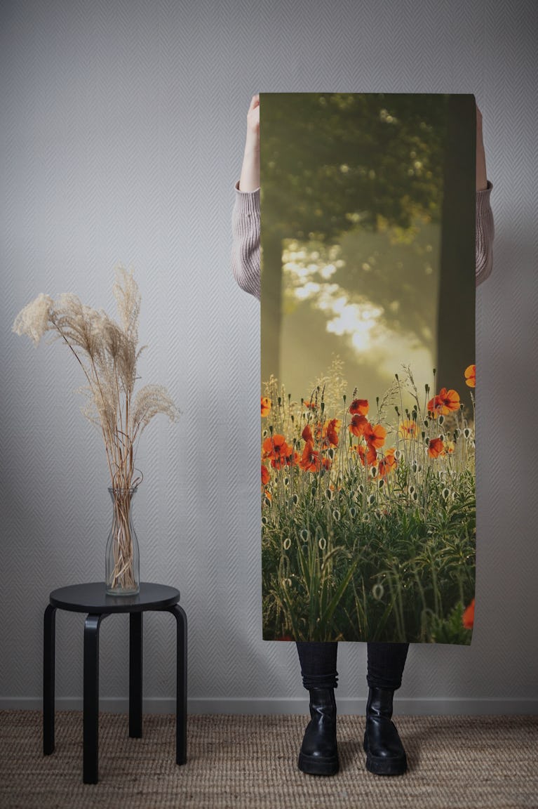 Poppy Forest wallpaper roll