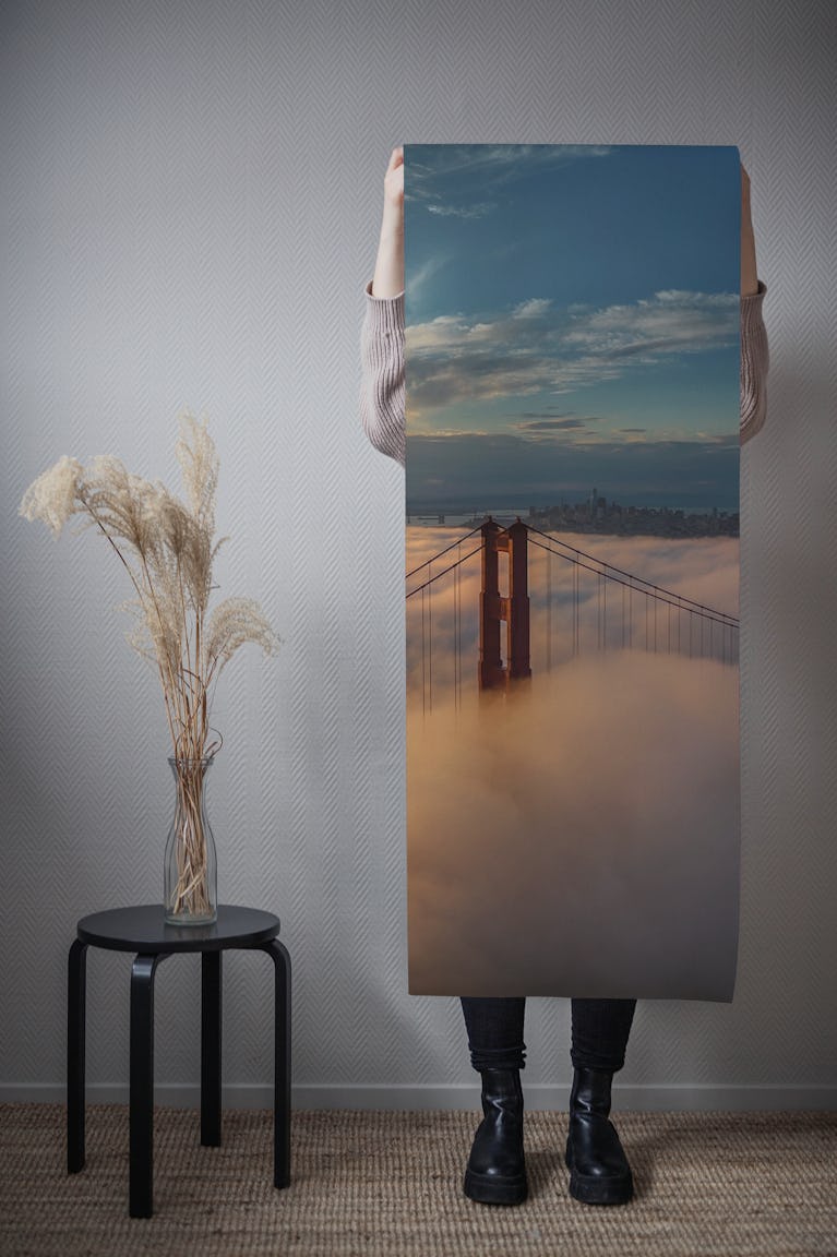 Morning Glory Golden Gate - San Francisco wallpaper roll