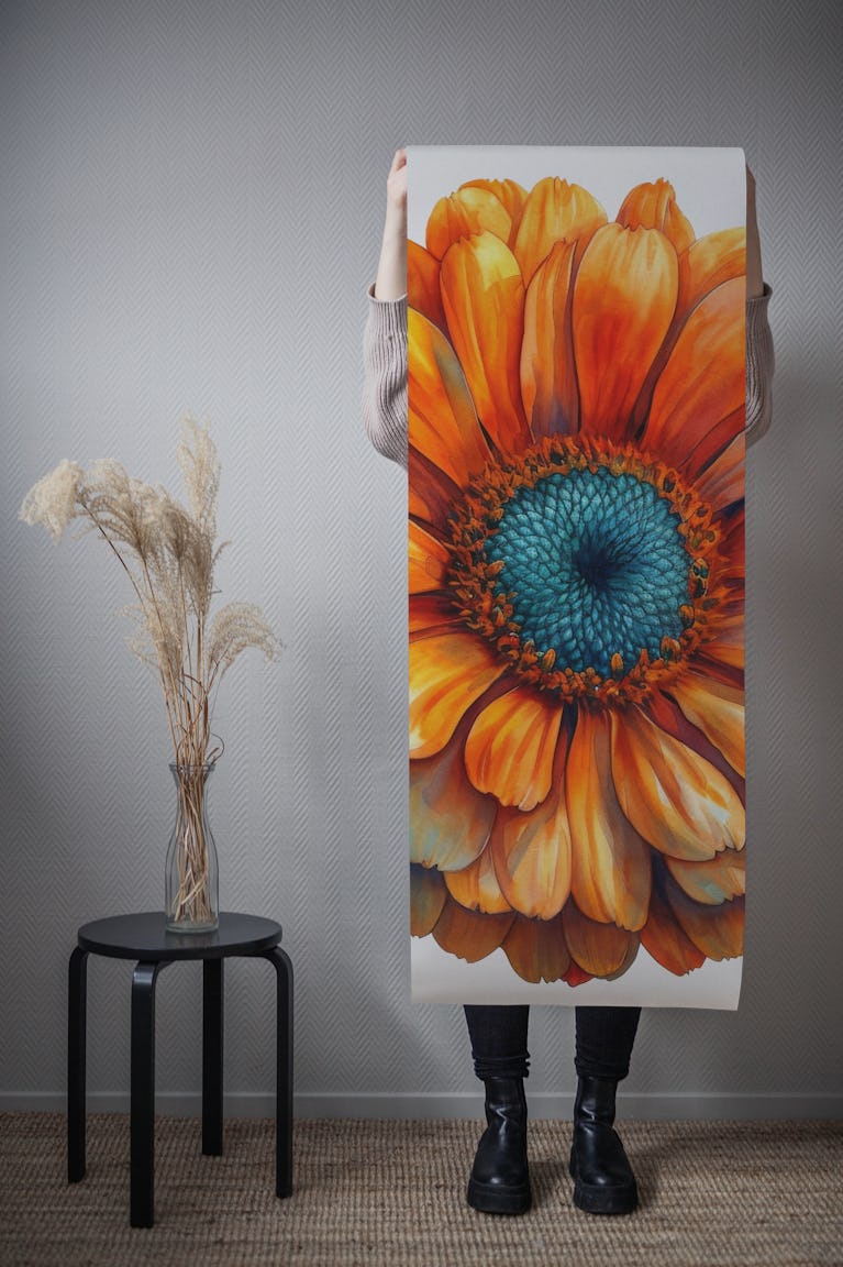 Calendula Radiance wallpaper roll
