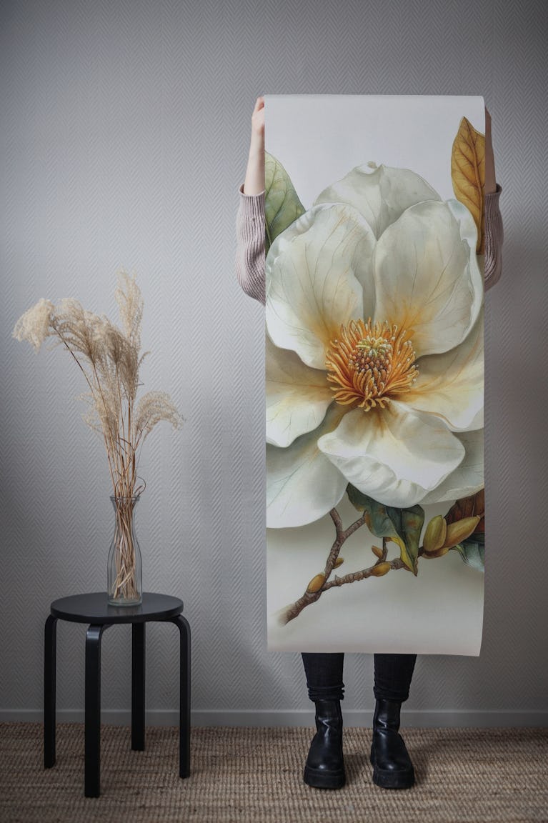 Magnolia Bloom wallpaper roll