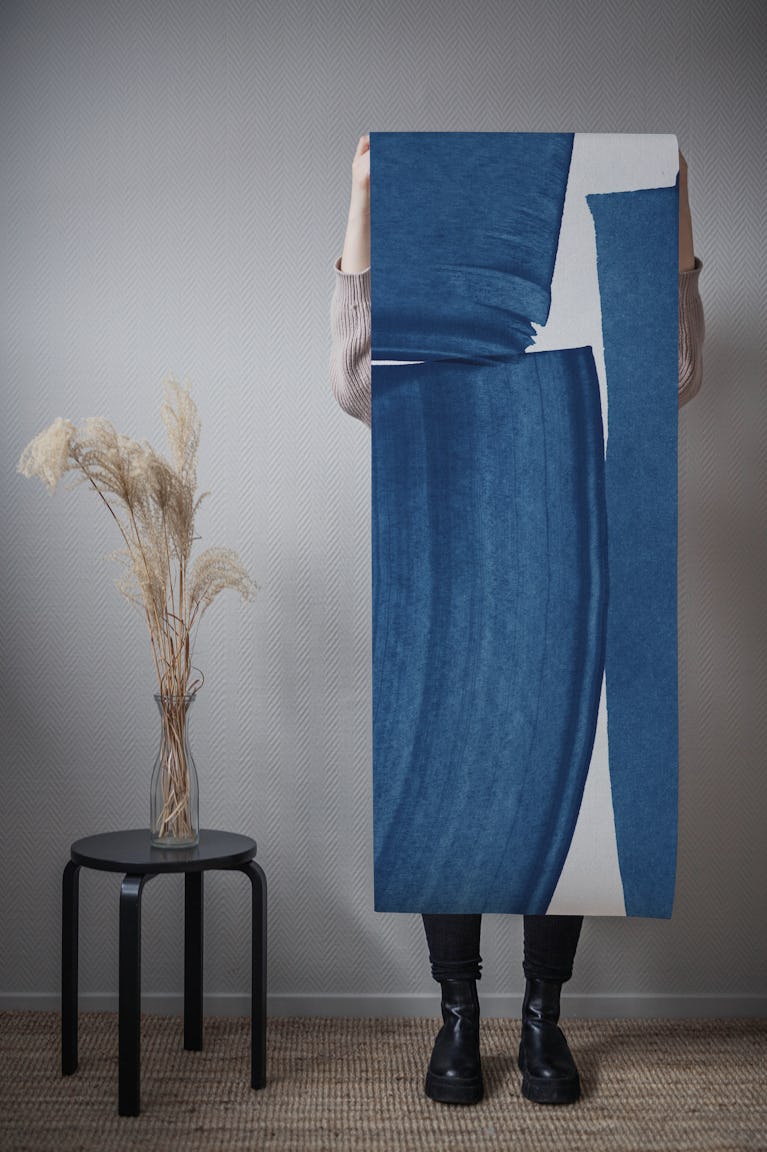 Modern Painting Blue I wallpaper roll