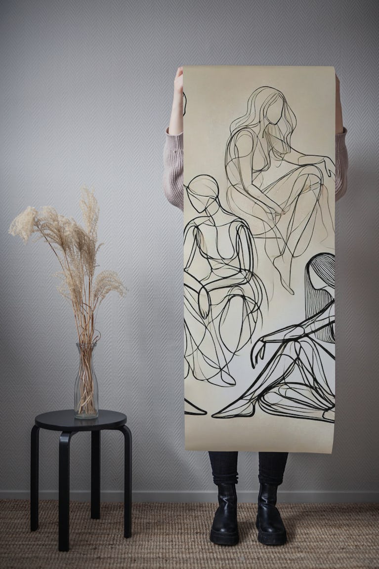 Figure Study wallpaper roll
