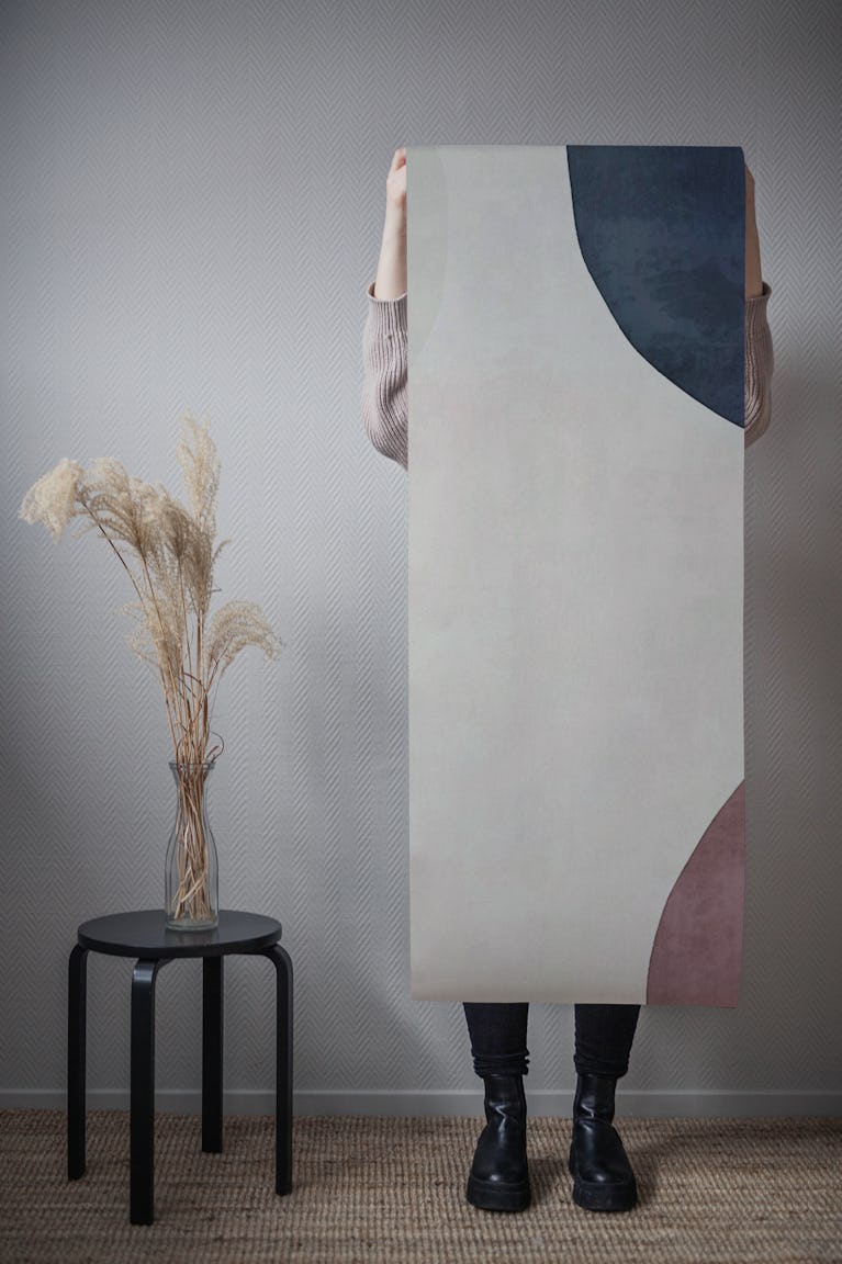 Modern Watercolor Shape Decor wallpaper roll