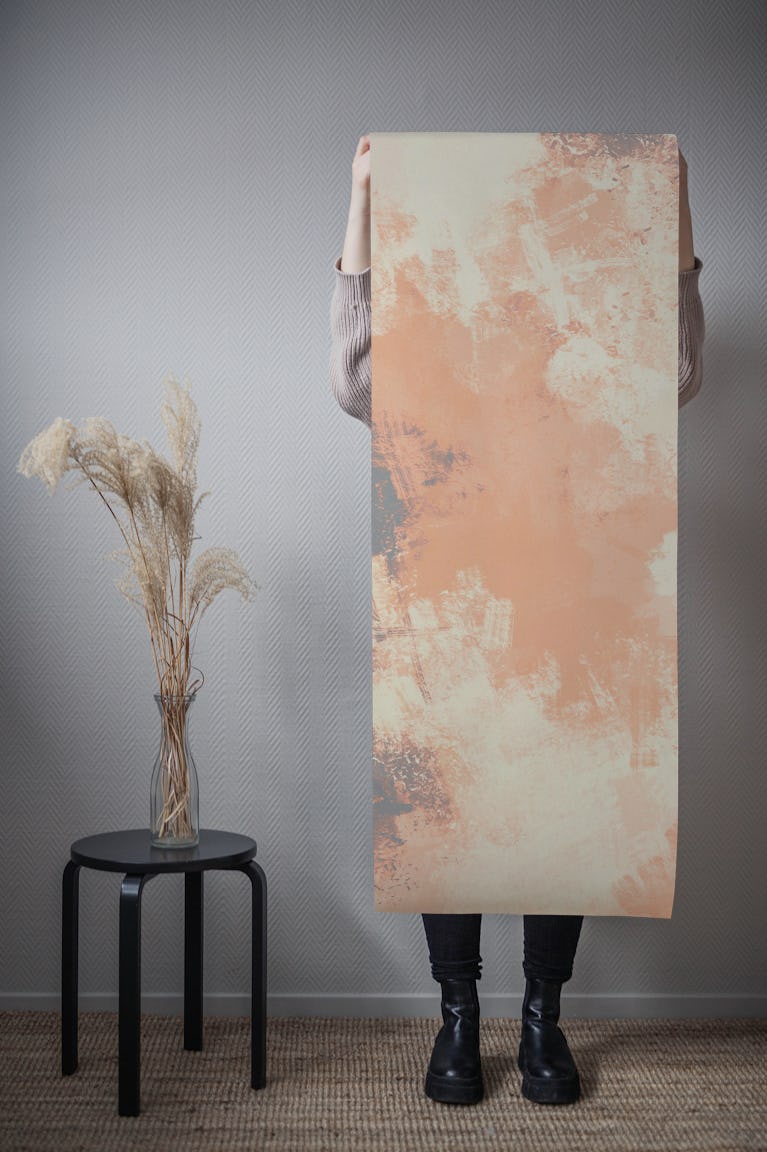 Vibrant color salon dusty grey wallpaper roll