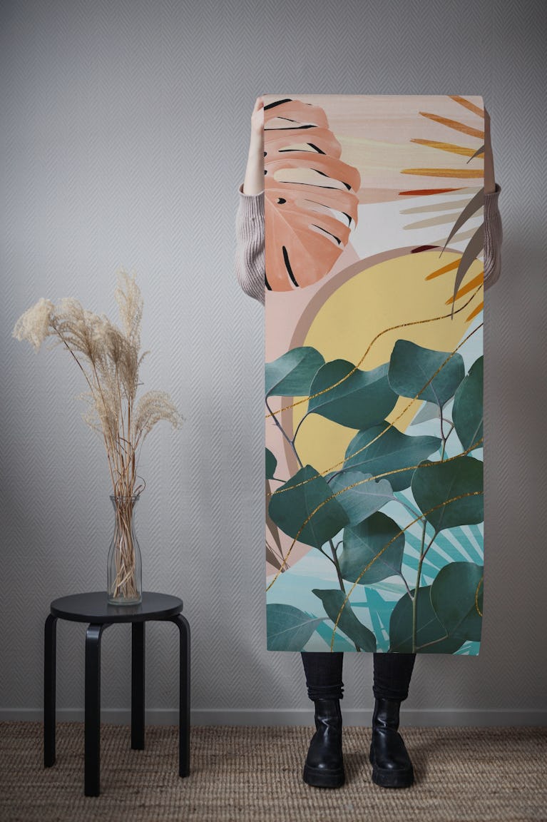 Eucalyptus Summer Glam 1 wallpaper roll