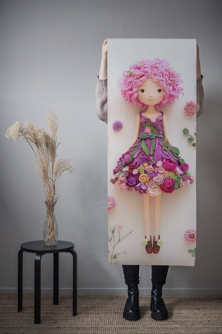 Blossom Doll Fantasy wallpaper roll