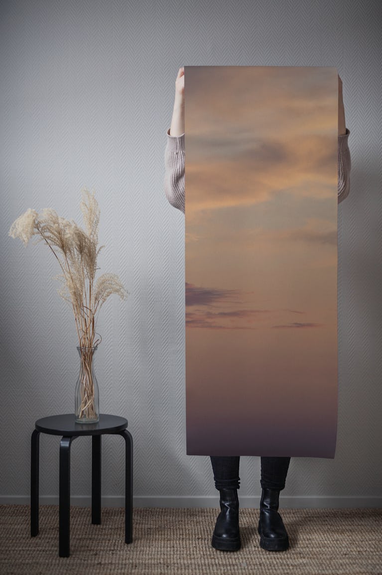 Pastel Evening Glow wallpaper roll