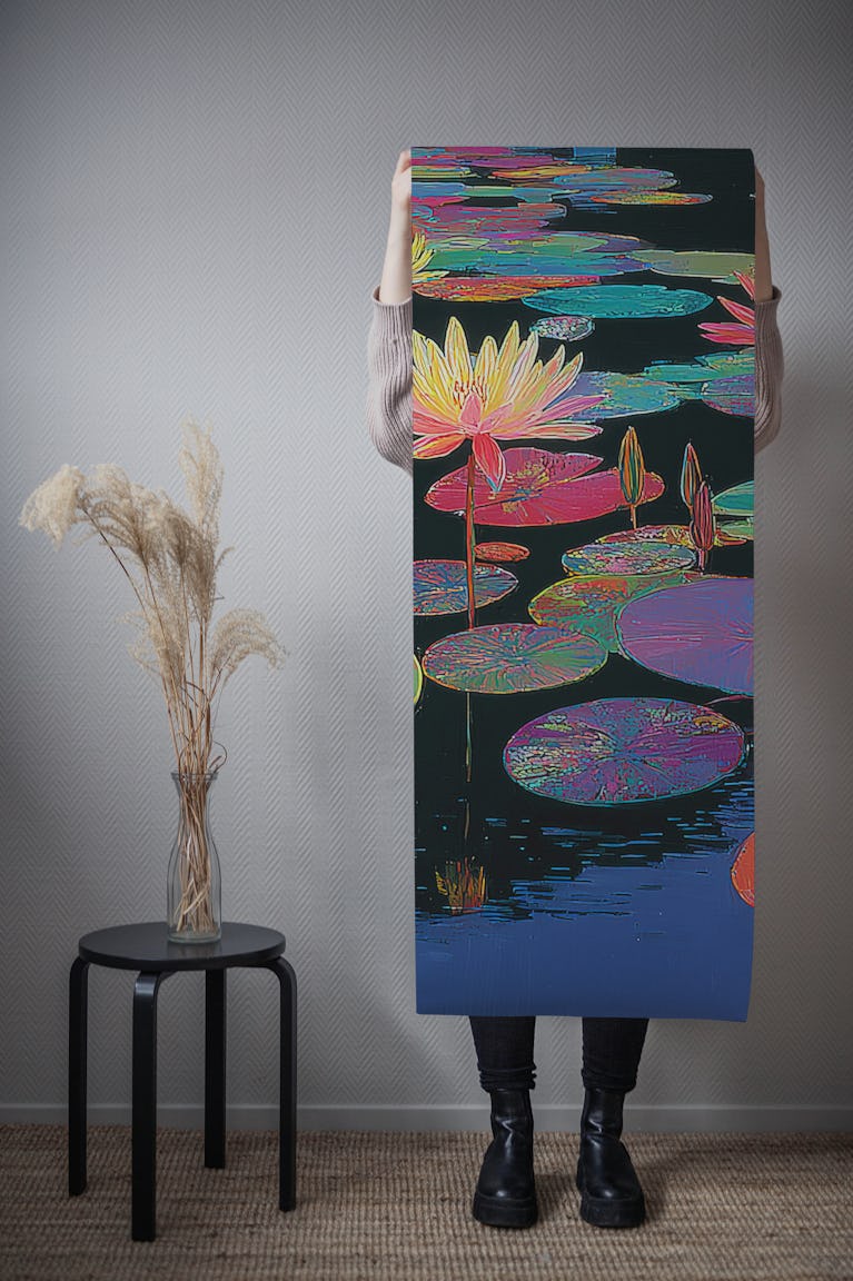 Lotus Colorful Dreams wallpaper roll