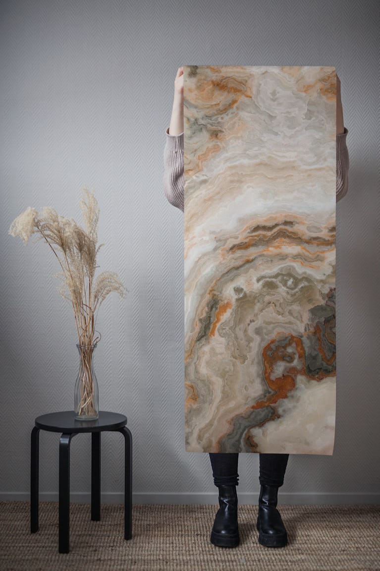 Modern Abstract Onyx Look wallpaper roll
