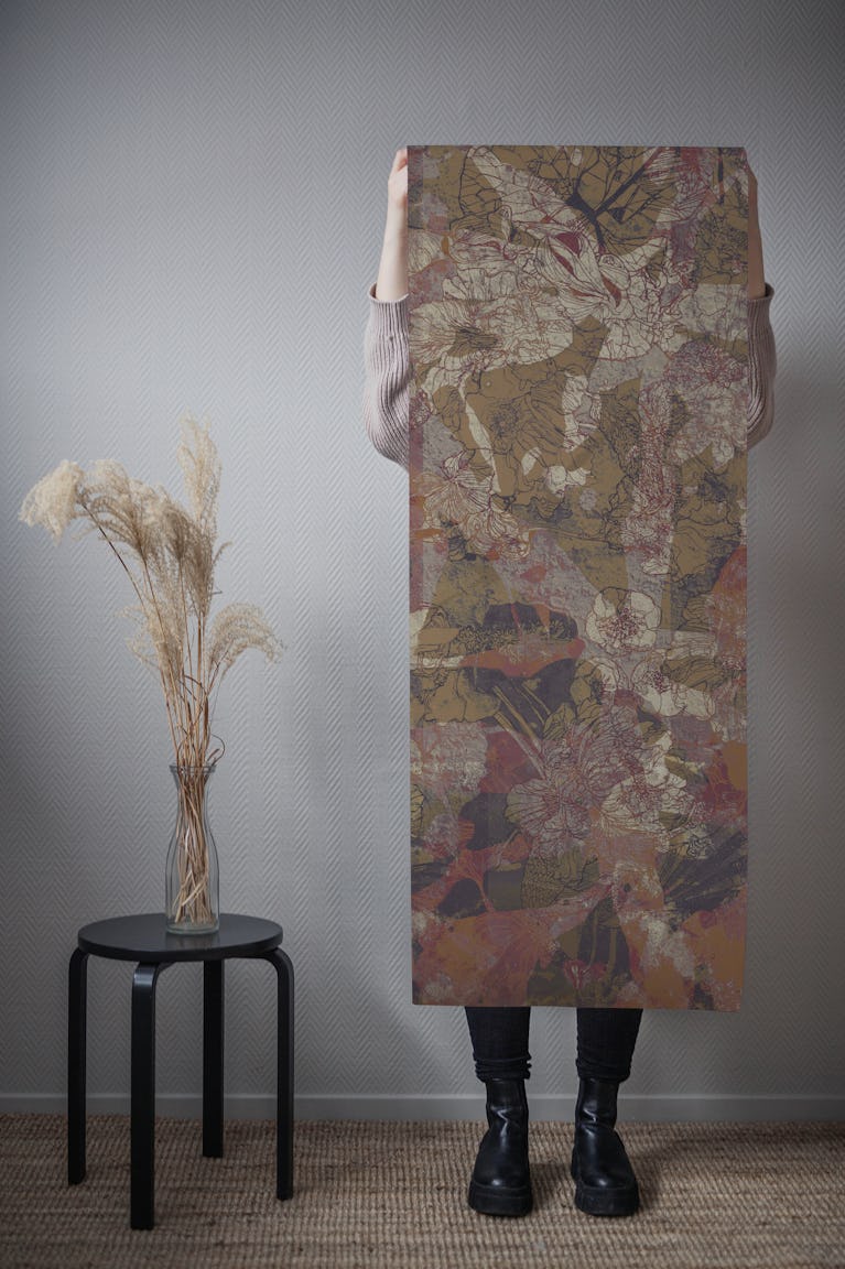 Rustic Floral Harmony wallpaper roll