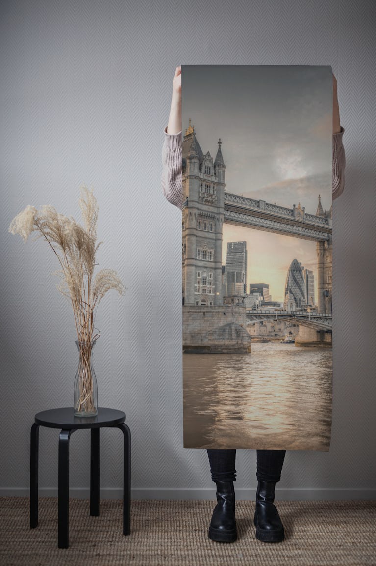 Famous Tower Bridge wallpaper roll