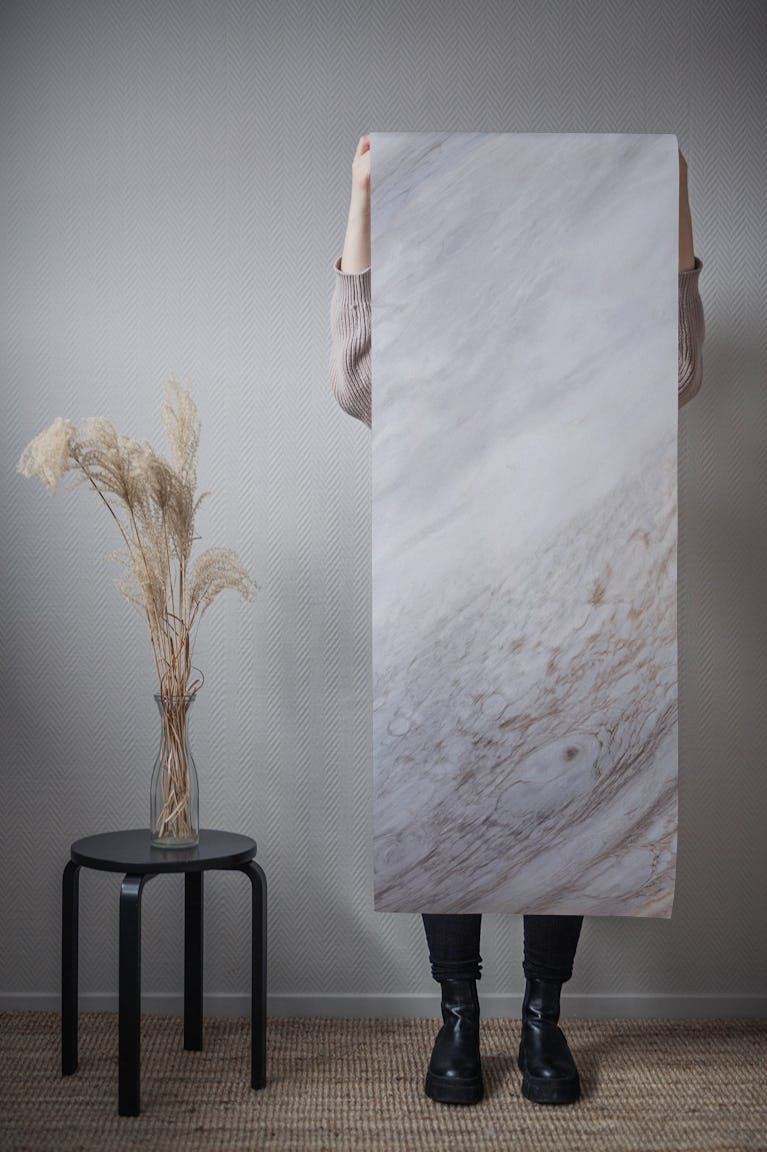 White and Gold Marble wallpaper roll
