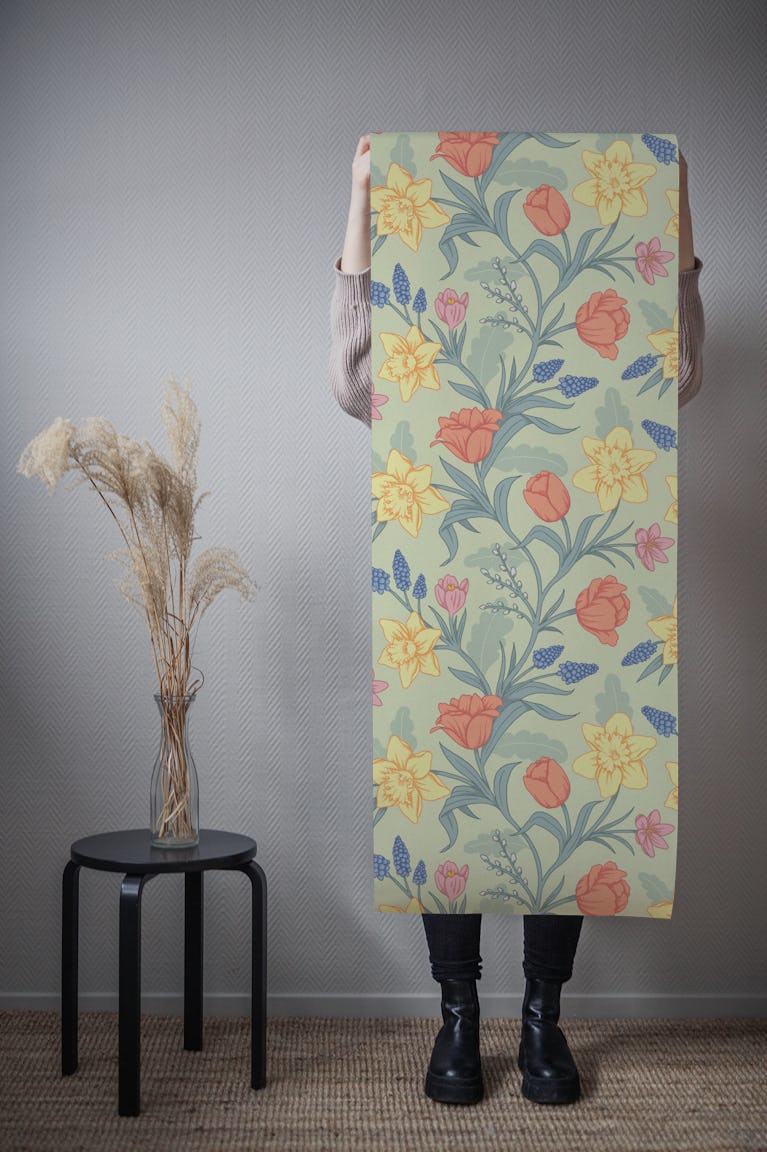 Spring Flower Fantasy wallpaper roll