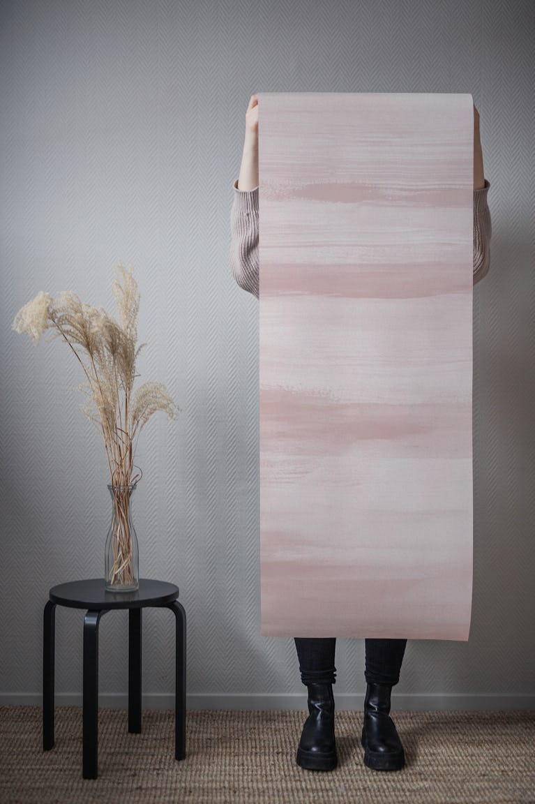 Touching Blush Watercolor 2 wallpaper roll