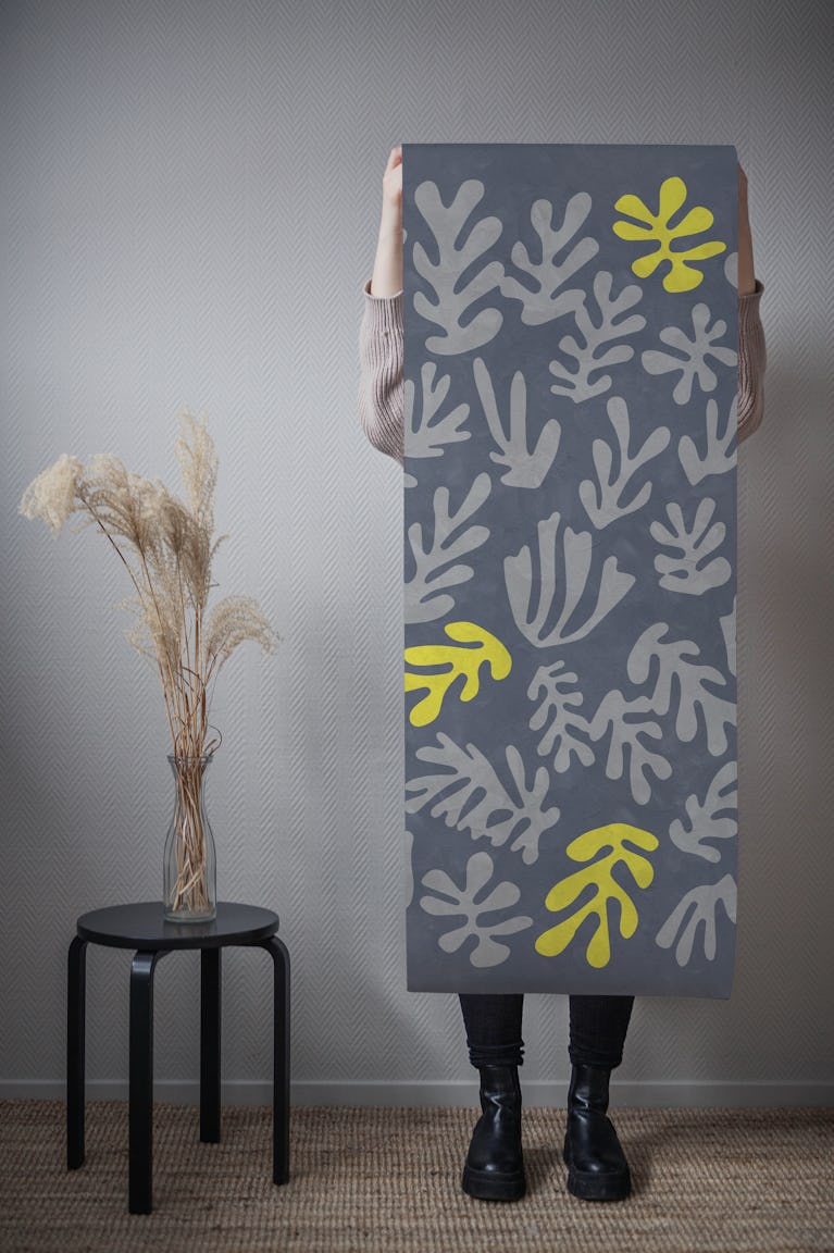 Yellow Matisse Pattern wallpaper roll