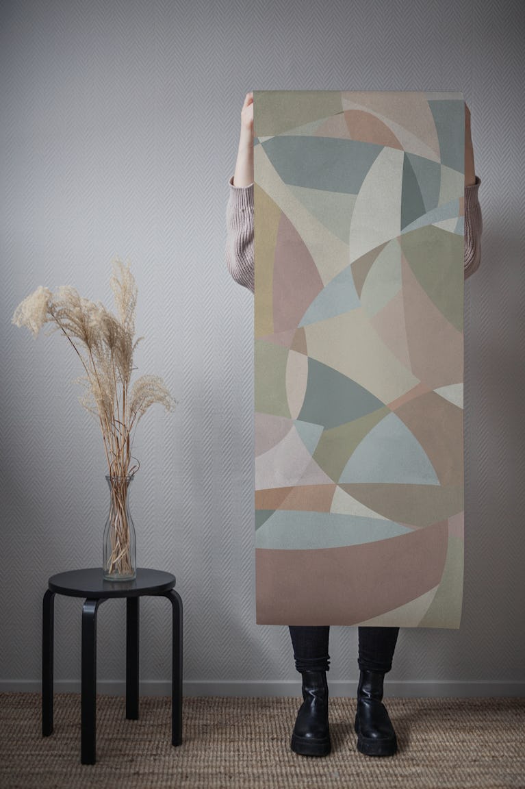 Geometric Art wallpaper roll