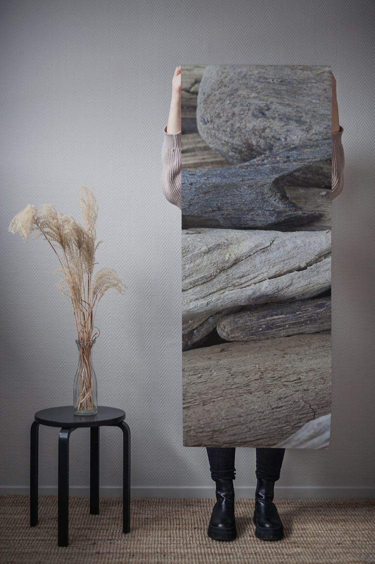 Driftwood wallpaper roll