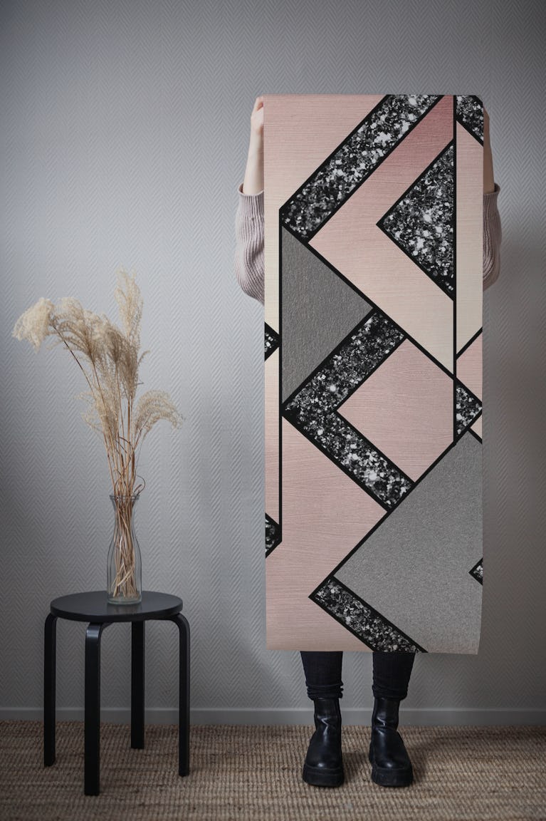 Art Deco Geo Glitter Glam 2 wallpaper roll