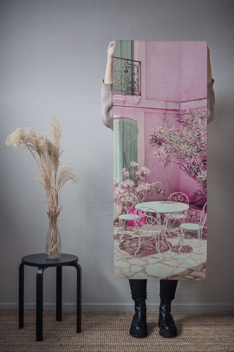 Pink Provence Impression wallpaper roll