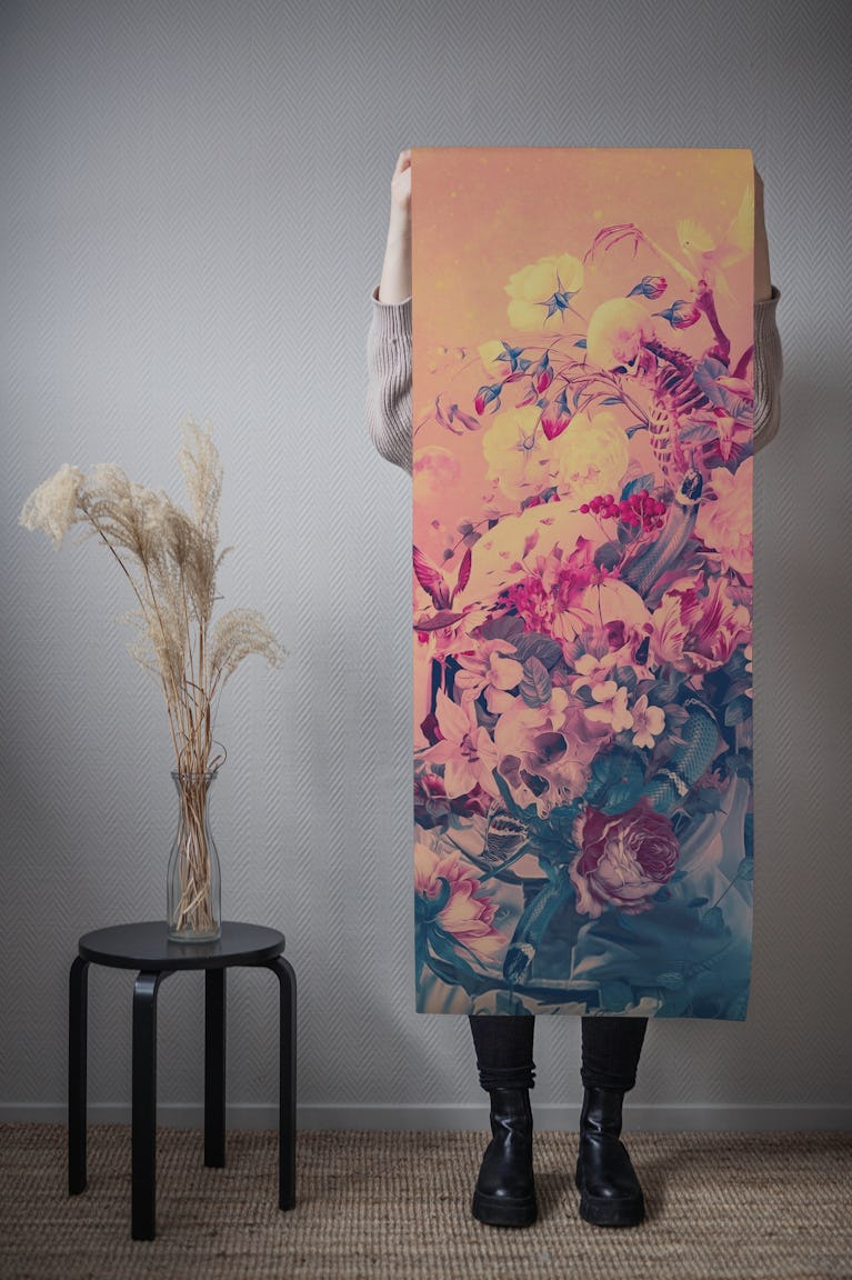 Floral Space II wallpaper roll